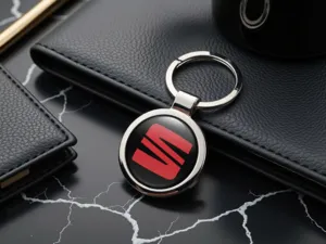 Seat Portachiavi Lusso Acciaio Inox Premium